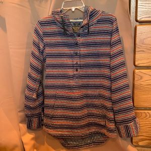 Burton hoodie striped hooded sweatshirt ski snowboard Streetwear unisex